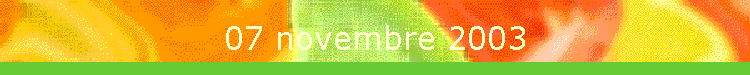 07 novembre 2003