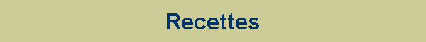 Recettes